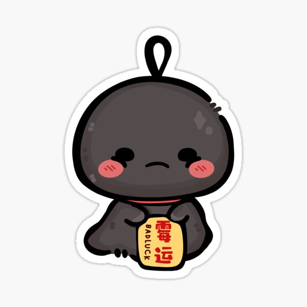 Bad luck teru teru bozu Sticker
