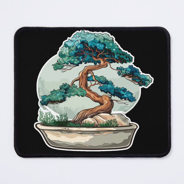 Item preview, Beautifull old style bonsai sticker design designed and sold by SmileshareShop.