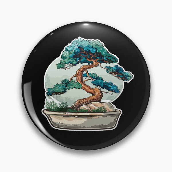 Item preview, Beautifull old style bonsai sticker design  designed and sold by SmileshareShop.