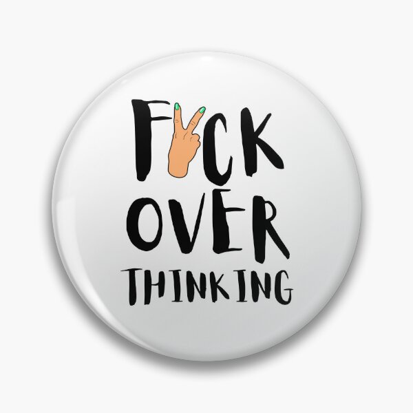 Item preview, F*ck Overthinking - Be Kind to Your Mind Typography designed and sold by Biddakate.