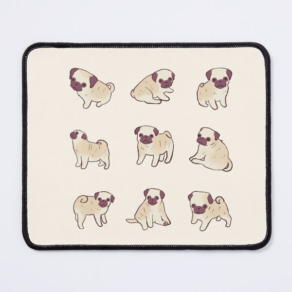 Item preview, Pug puppy illustration pack  designed and sold by Mayarart.