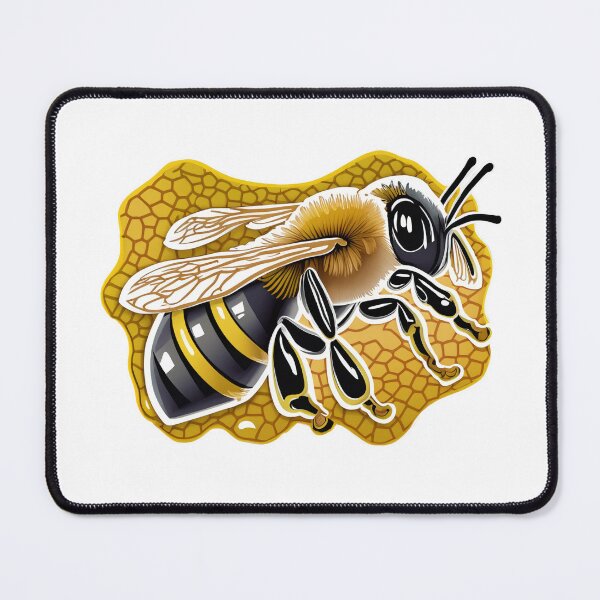 Item preview, Honeybee Harmony: A Buzzing Background of Hive Work designed and sold by WASABIgreen.