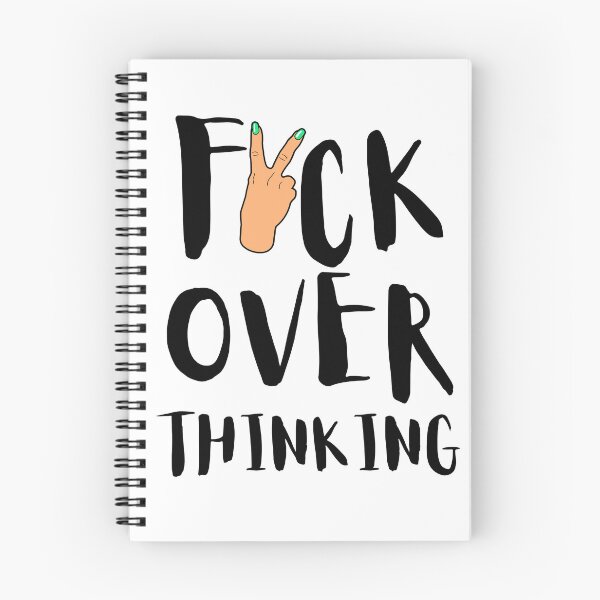 Item preview, F*ck Overthinking - Be Kind to Your Mind Typography designed and sold by Biddakate.