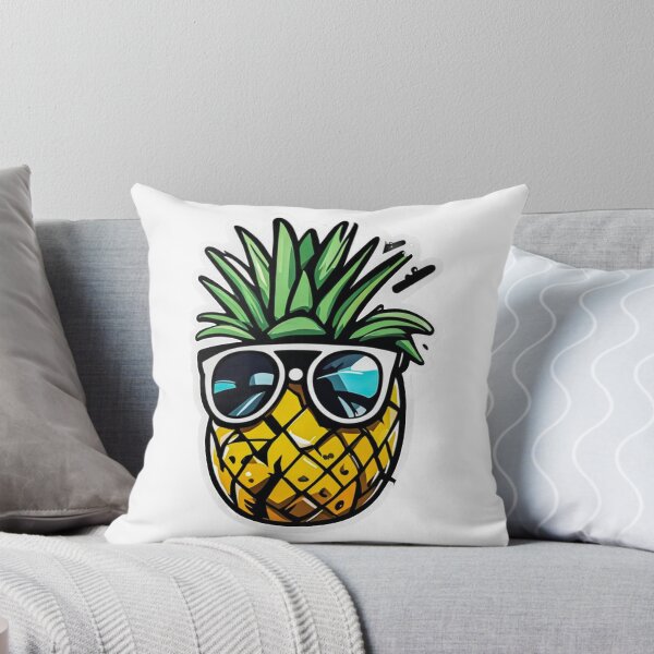 Item preview, Funny Pineapple Wearing Sunglasses designed and sold by MyArt23.