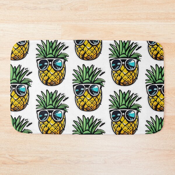 Item preview, Funny Pineapple Wearing Sunglasses designed and sold by MyArt23.