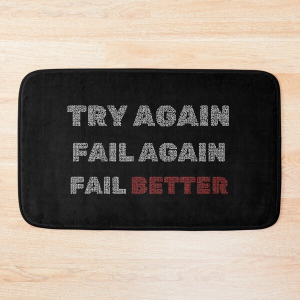 Item preview, Try Again - Gym Motivational quote - Never give up designed and sold by shanesil.