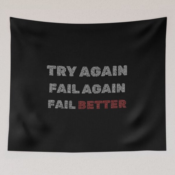 Item preview, Try Again - Gym Motivational quote - Never give up designed and sold by shanesil.