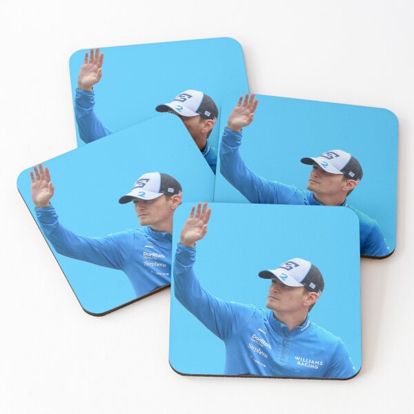 Item preview, Logan Sargeant F1 Driver Waving Williams F1 Team Alex Albon designed and sold by FormulaGTee1.