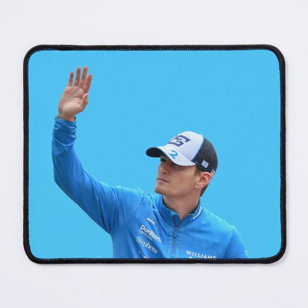Item preview, Logan Sargeant F1 Driver Waving Williams F1 Team Alex Albon designed and sold by FormulaGTee1.