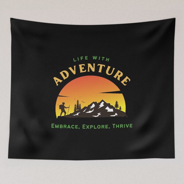 Aperçu de l'œuvre La vie avec l'aventure créée et vendue par Shadydesigner.