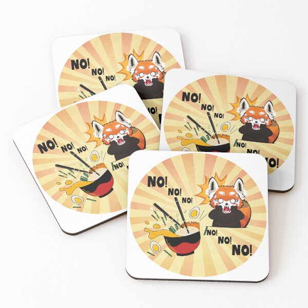Item preview, Scared Red Panda Ramen Kawaii designed and sold by ViViTulip.