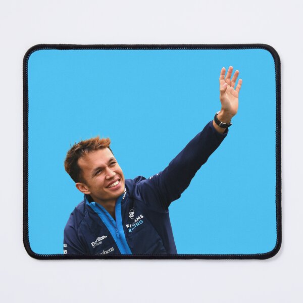Item preview, Alex Albon F1 Driver Waving Williams F1 Team Logan Sargeant Teammate designed and sold by FormulaGTee1.