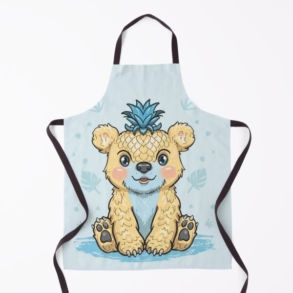 Item preview, Funny Cute Eisbär baby Polar Bear And Pineapple designed and sold by fatydesignspace.