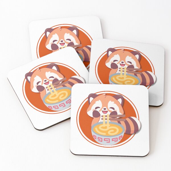 Item preview, Happy Red Panda Ramen designed and sold by ViViTulip.
