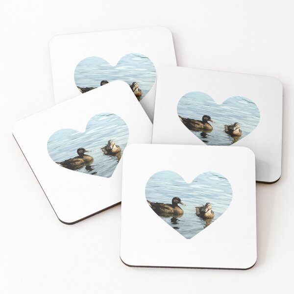 Item preview, Sweet Couple Duck on A lake designed and sold by moodboardzz.
