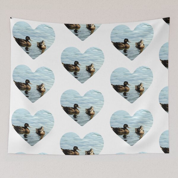 Item preview, Sweet Couple Duck on A lake designed and sold by moodboardzz.