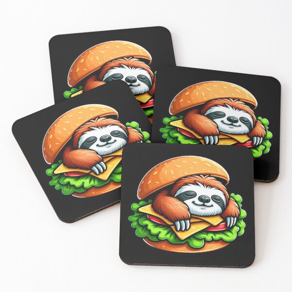 Item preview, Sloth is Sleeping inside a Hamburger designed and sold by plushism.