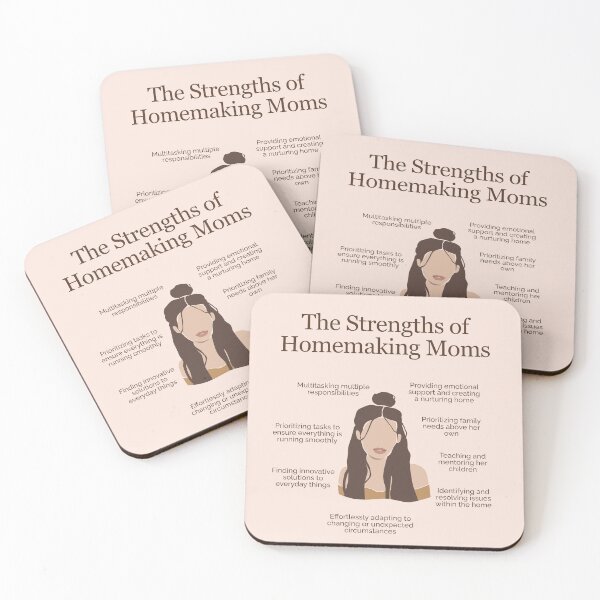 Item preview, The Strengths of Homemaking Moms designed and sold by TheFocusedShop.
