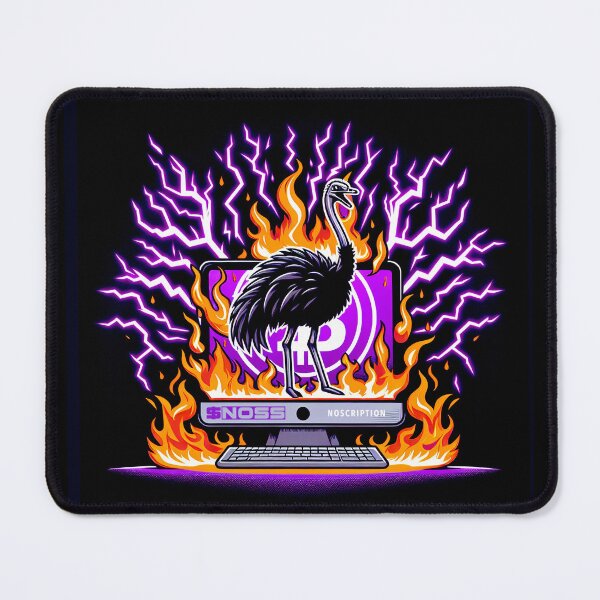 Item preview, $NOSS "Crypto Blaze: Thunderbird Strikes BTC Inferno" designed and sold by zzz888.