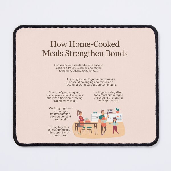 Item preview, How Home Cooked Meals Strengthen Bonds designed and sold by TheFocusedShop.