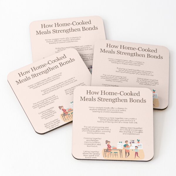 Item preview, How Home Cooked Meals Strengthen Bonds designed and sold by TheFocusedShop.