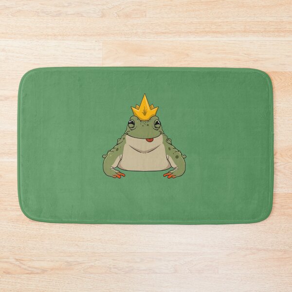 Item preview, Frog prince, cute toad with crown designed and sold by christmas-lady.