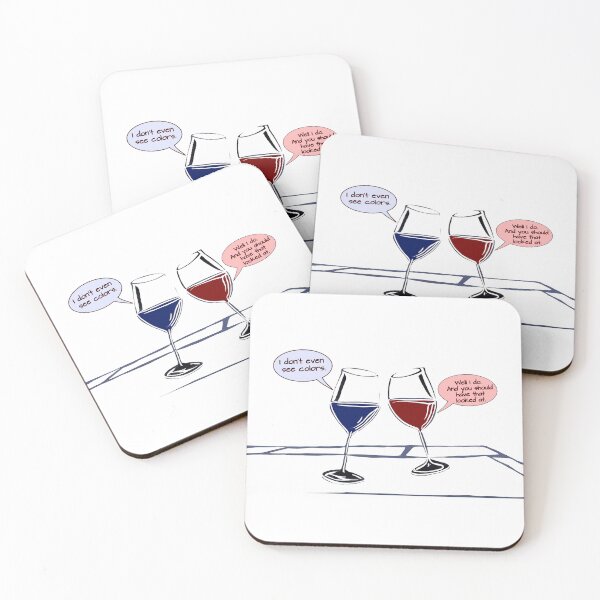Item preview, Red?  Or blue?  Even wine can't decide. designed and sold by FamouslyStupid.