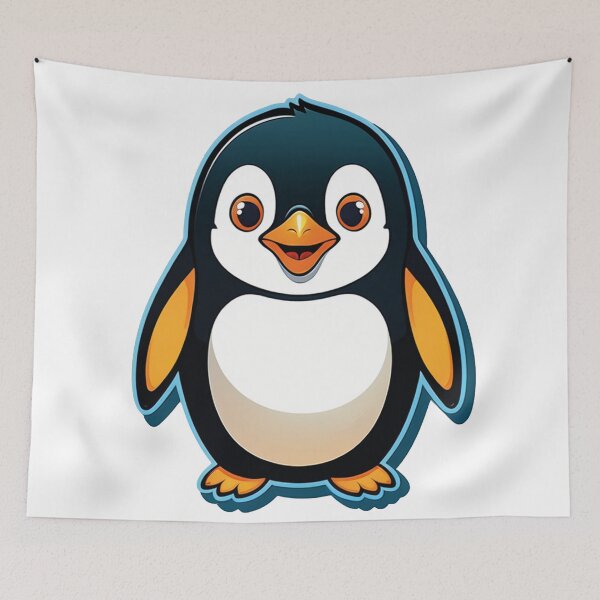 Item preview, Sweet look: This penguin enchants everyone! designed and sold by Ink-Kreativ.