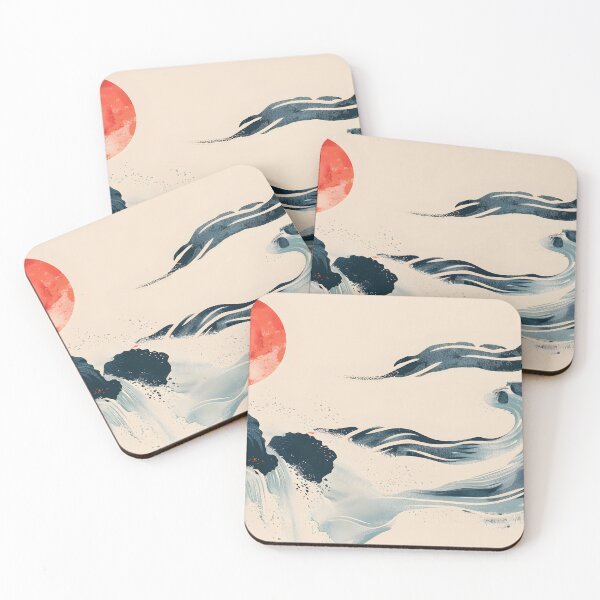 Item preview, Flowing water retro sunset designed and sold by Wildflow Creations.