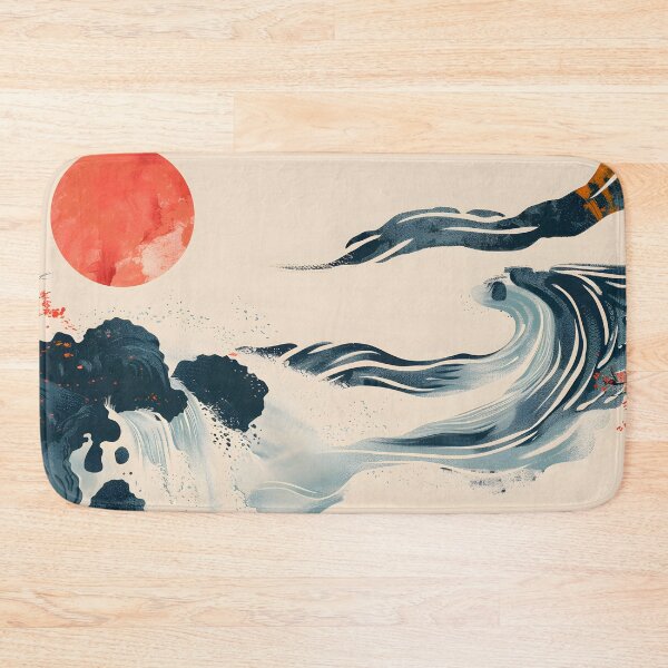 Item preview, Flowing water retro sunset designed and sold by Wildflow Creations.