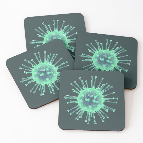 Item preview, 3D render of an isolated coronavirus (2019-ncov) designed and sold by Tansel Diplikaya.