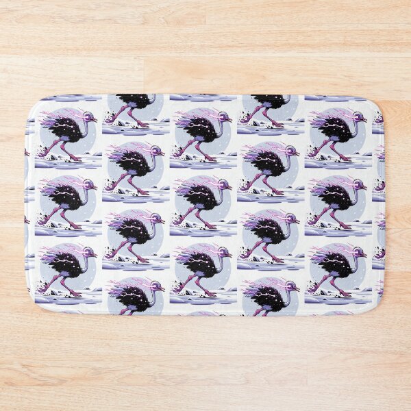Item preview, $NOSS "Frosty Dash: Ostrich Unleashes Purple Lightning" designed and sold by zzz888.