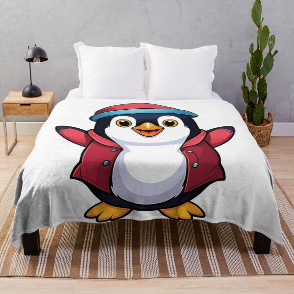Item preview, Penguin in Red Jacket: Cute and Stylish Animal Art designed and sold by Ink-Kreativ.