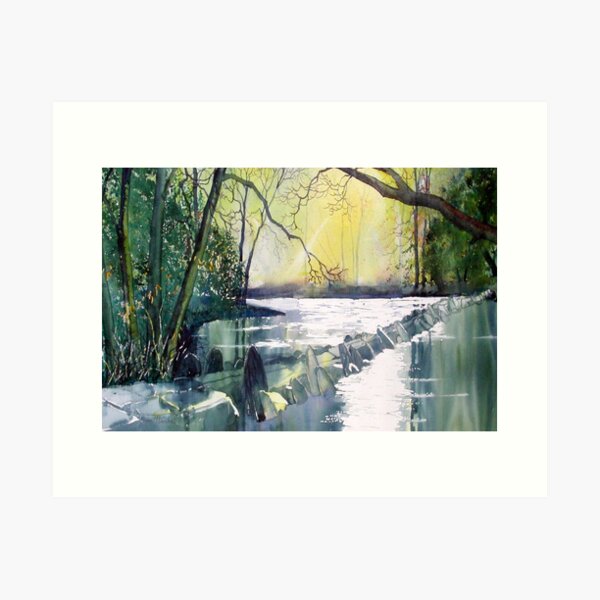 Tarr Steps Art Print