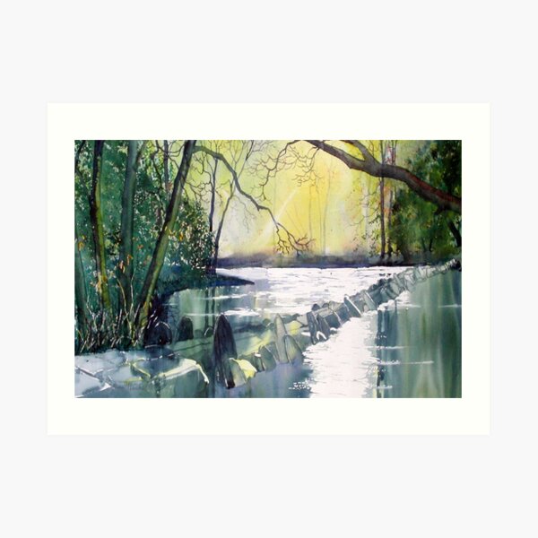 Tarr Steps Art Print