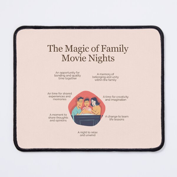 Item preview, The Magic of Family Movie Nights designed and sold by TheFocusedShop.
