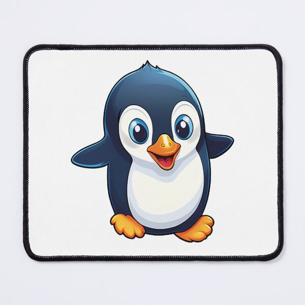 Item preview, Clumsy Penguin: A cheerful little friend designed and sold by Ink-Kreativ.