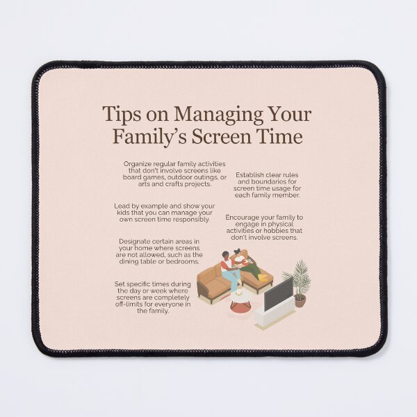Item preview, Tips on Managing Your Family's Screen Time designed and sold by TheFocusedShop.