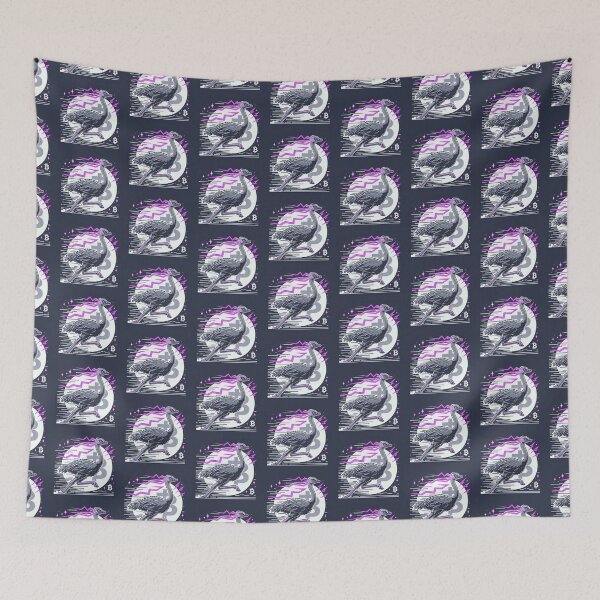 Item preview, $NOSS "Racing Elegance: Ostrich Unleashing Purple Lightning" designed and sold by zzz888.
