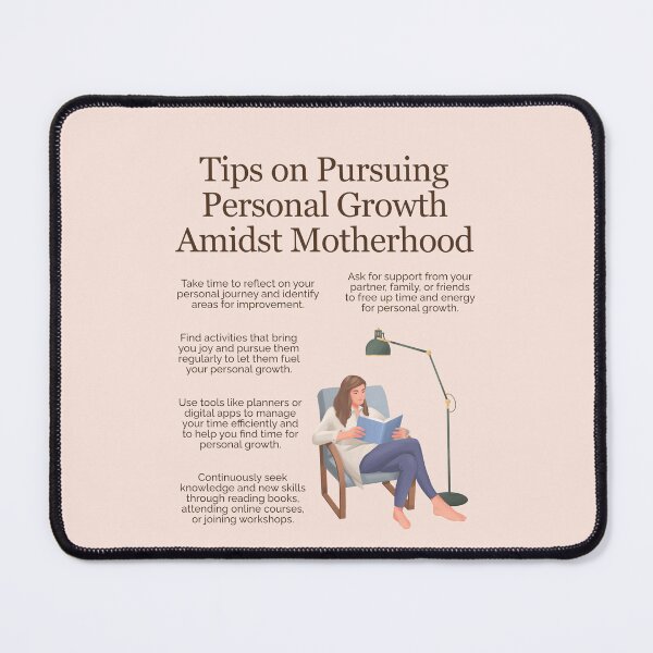 Item preview, Tips on Pursuing Personal Growth Amidst Motherhood designed and sold by TheFocusedShop.