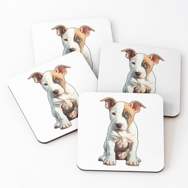 Item preview, Lindo cachorro de stafford bull terrier // lindo diseño de cachorro de stafford bull terrier // stafford bull terrier Tapetes para perros, lindos pañuelos para mascotas cachorros, Cachorros lindos Póster designed and sold by SMARTKIT DESIGNAGENCY.