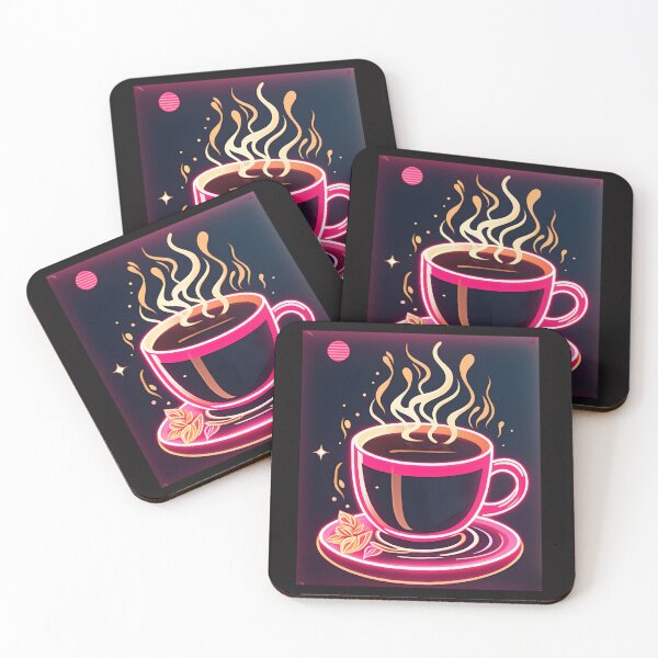 Item preview, Coffee Pink: Delightful Brews and Pastel Dreams designed and sold by Wonder Pixel Studio.