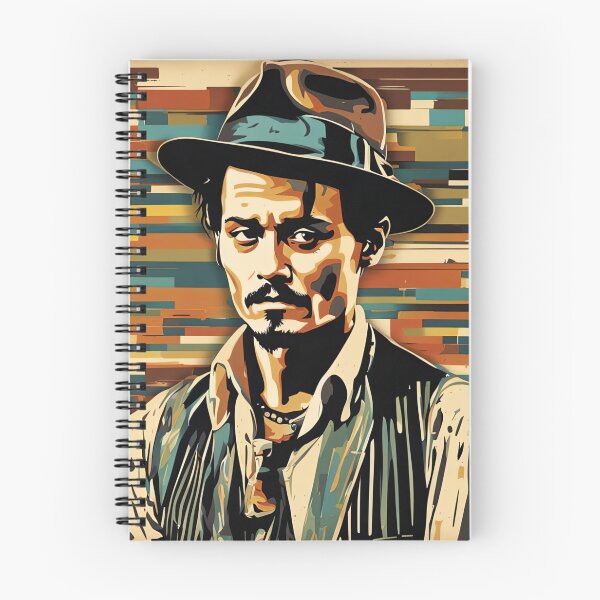 Item preview, Johnny Depp in hat designed and sold by Joanne Walsh.