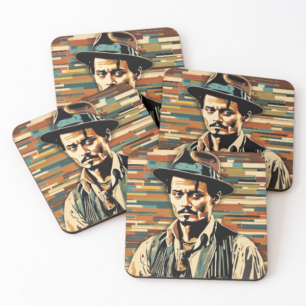 Item preview, Johnny Depp in hat designed and sold by Joanne Walsh.
