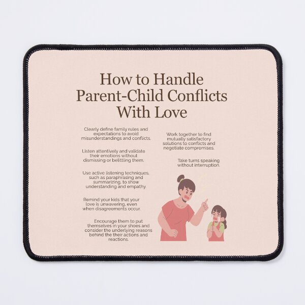 Item preview, How to Handle Parent Child Conflicts With Love designed and sold by TheFocusedShop.
