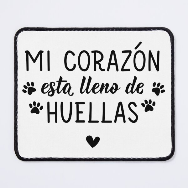 Item preview, Mi corazón está lleno de huellas. My heart is full of footprints - in Spanish. designed and sold by pidzam4e.
