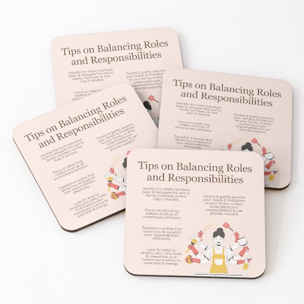 Item preview, Tips on Balancing Roles and Responsibilities designed and sold by TFHStore.