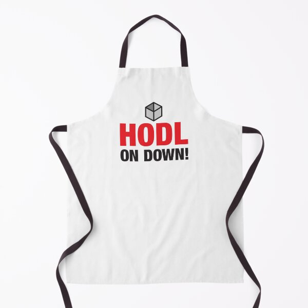 Item preview, Crypto hodl t-shirt in black red on white designed and sold by Bazakstan.