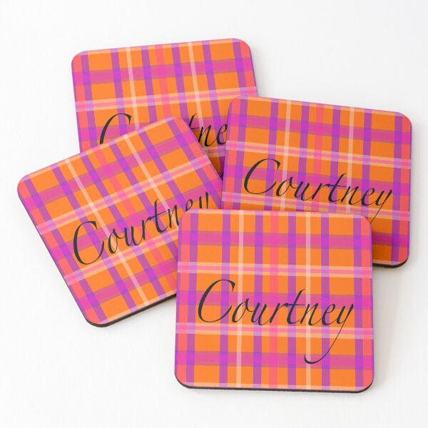 Aperçu de l'œuvre Tartan Orange Courtney créée et vendue par Enchanted Road.