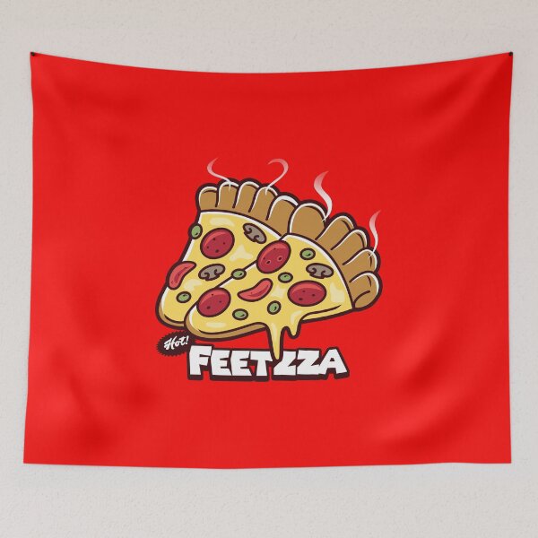 Item preview, Funny Feet Shaped Pizza Humor Gift For Pizza Lovers designed and sold by BoggsNicolasArt.